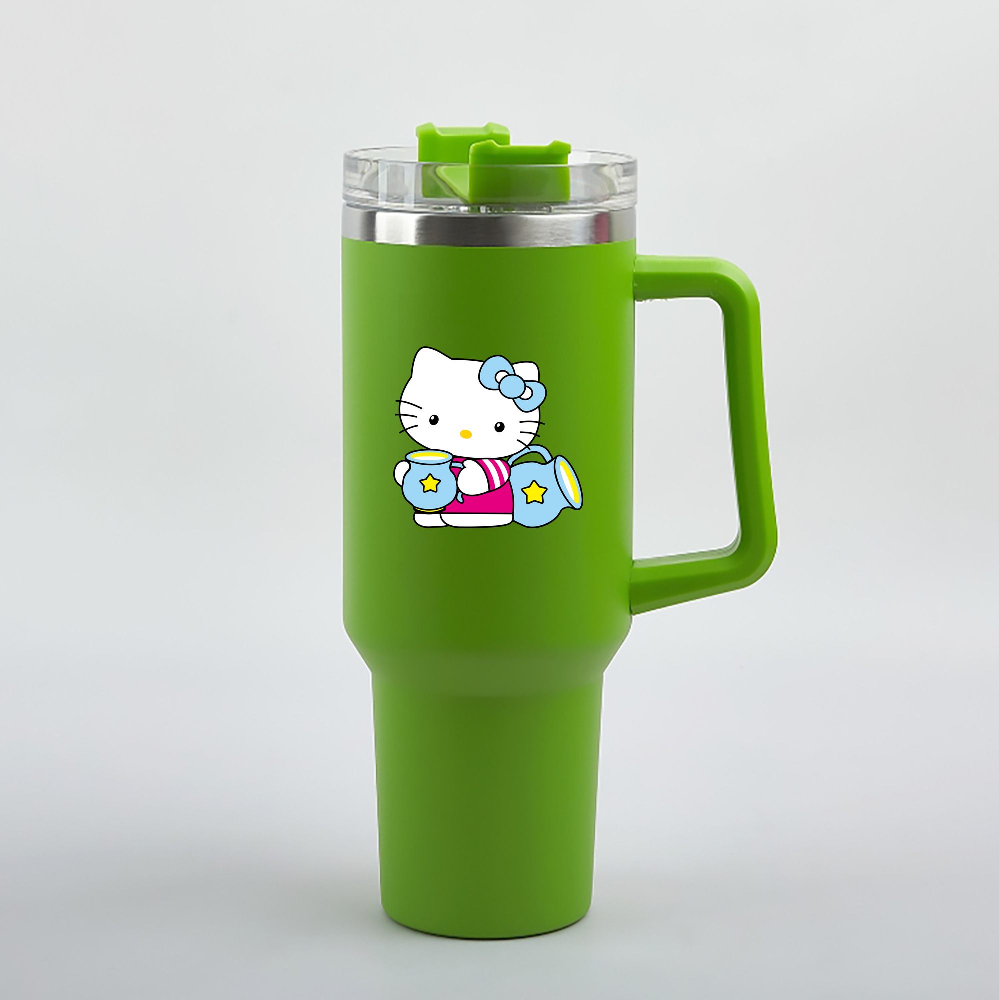 （画像用） Hello Kitty ハローキティ 1200mL車用タンブラー（カラープリント）